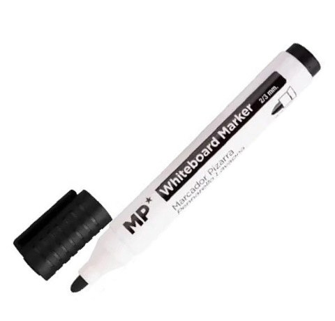 MP* Teachers Whiteboard Markers Bullet Tip Black - Each