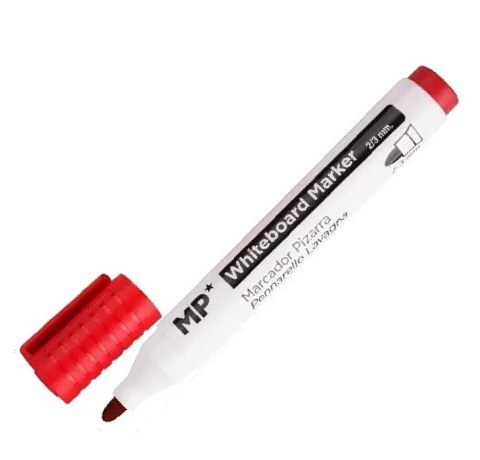 MP* Teachers Whitebaord Marker Bullet Tip Red - Each