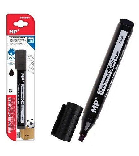 MP* Permanent Marker Chisel Tip Black