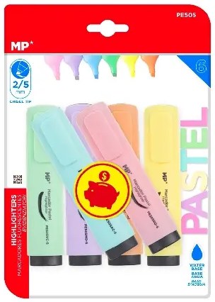 MP* Pastel Highlighters (Pack 6)
