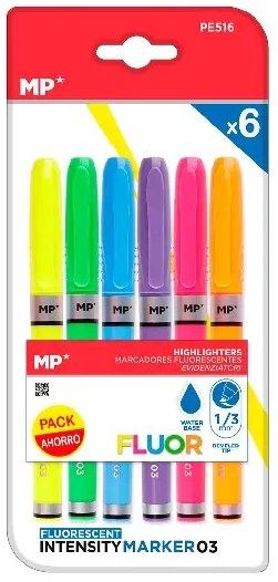 MP* Slim Highlighters (Pack 6)