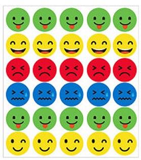 MP* Smiley Face Stickers 22mm (60 stickers)