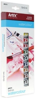 Artix Water Colour Paint Tubes 12ml (Set 12)