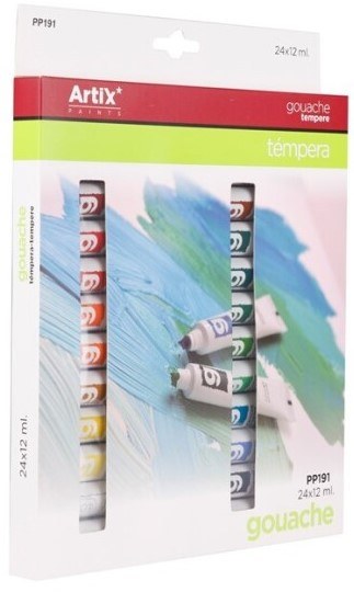 Artix Gouache Paint Tubes 12ml (Set 24)