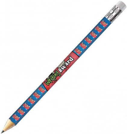 Reward Rubber-Tipped Pencils "Writing Award" (Pack 10)
