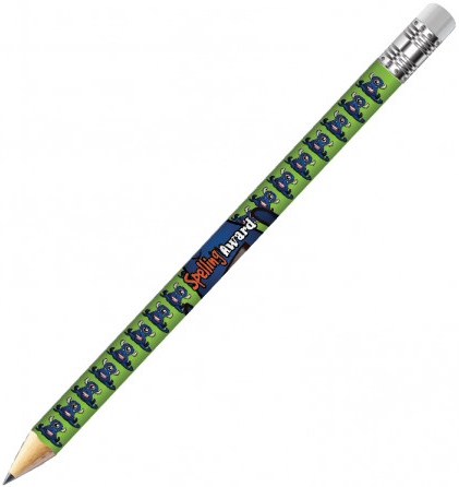 Reward Rubber-Tipped Pencils "Spelling Award" (Pack 10)