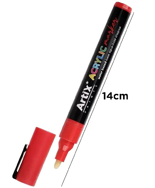 Artix* Acrylic Paint Marker Red
