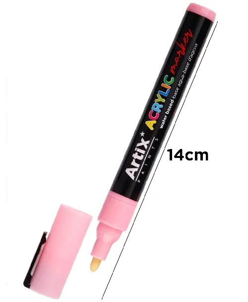Artix* Acrylic Paint Marker Light Pink