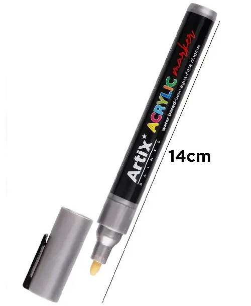 Artix* Acrylic Paint Marker Silver