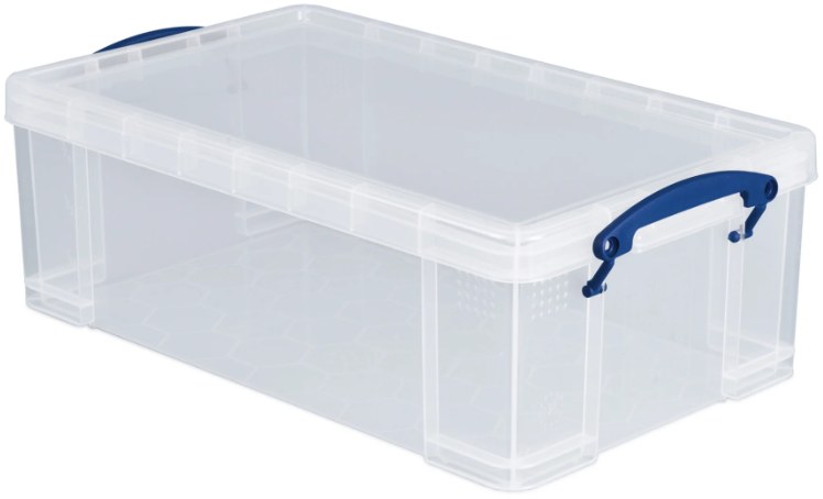 Clear Stackable Storage box - 12 litre