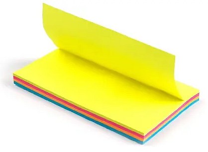 Sticky Notes 5" x 3" Neon Colours (Pack 100)