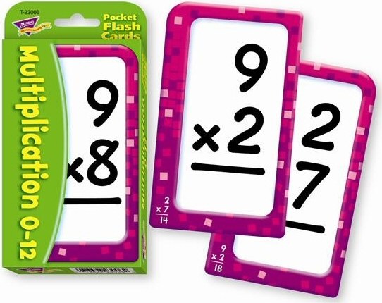 Multiplication Flash Cards 0-12 (Trend)