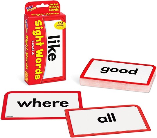 Sight Words Flash Cards Level A (Trend)