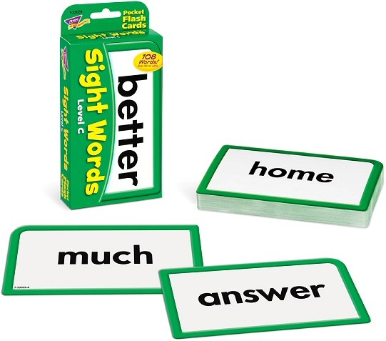 Sight Words Flash Cards Level C (Trend)