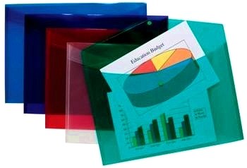 A3 Stud Wallet Single Button Assorted Colours