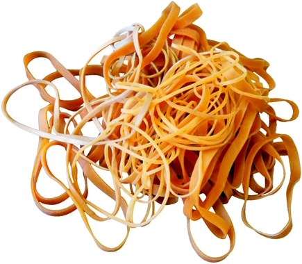 Assorted Elastic Bands 454g