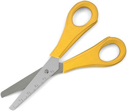 Childrens 5" LEFT Handed Scissors