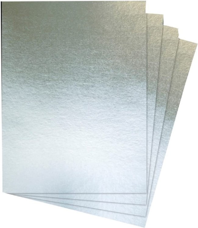 A4 Silver Card 220g (15 sheets)