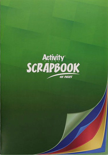 A4 Scrap Book 48 Page Multi-Coloured