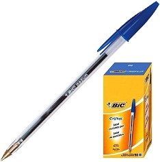 Bic Blue Crystal Medium Biros (Box 50)