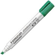 Staedtler Teachers Whiteboard Marker Chisel Tip Green - Each