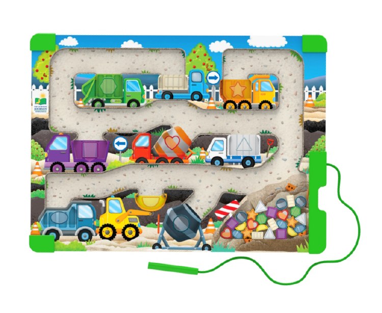 Sort & Learn Magnetic Puzzle Shapes Construction