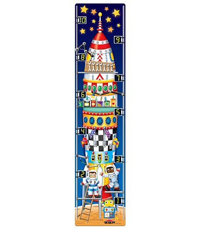 Long & Tall Puzzle - 123 Rocket Ship (51 piece)