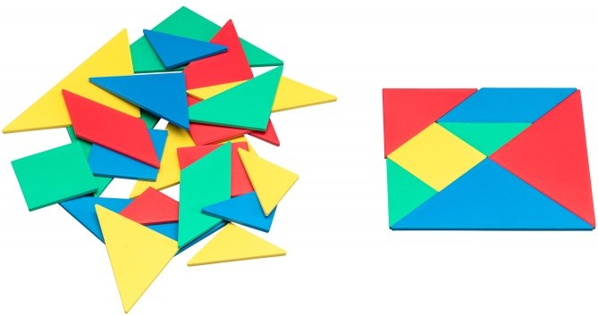 Tangrams 4-Colour (Tub 196)