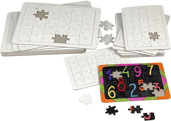 A4 Blank Jigsaws (Set 10)