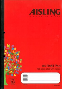 A4 Refill Pad 400 Page