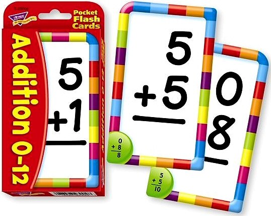 Addition Flash Cards 0-12 (Trend)
