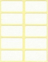 White Labels 19mm x 38mm (Pack 70)