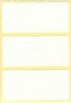 White Labels 34mm x 75mm (Pack 21)