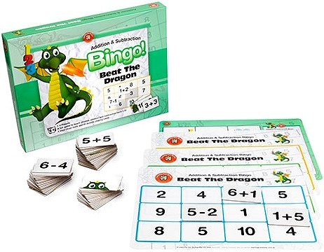 Beat the Dragon Addition & Subtraction Bingo