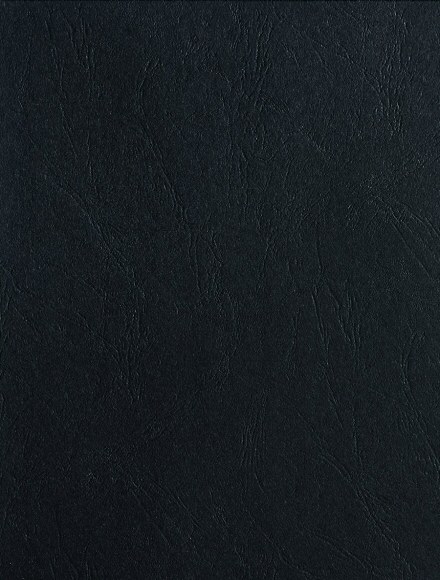 A4 Binding Covers Black Leather-Look 150 micron (Pack 100)