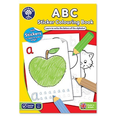 ABC Colouring Book & Stickers (4+ years)