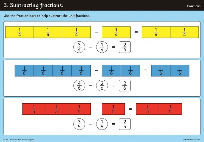 Double Sided Fraction Work Cards (Set 8)