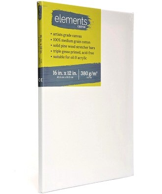 Elements Standard Edge Canvas 12" x 10" (30.5 x 25.4cm)
