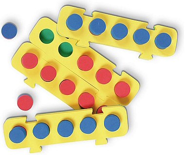Foam Five Frames Numeration Boards & Pegs (4 Frames & 20 Pegs)
