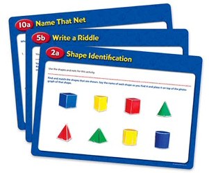 3D Folding Geometric Shape Activity Cards (Set 20)