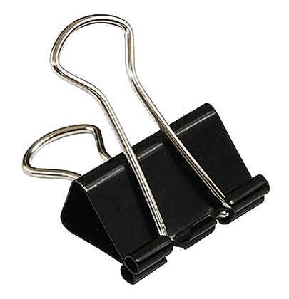 Black Fold-Back Clips 51mm (Box 12)