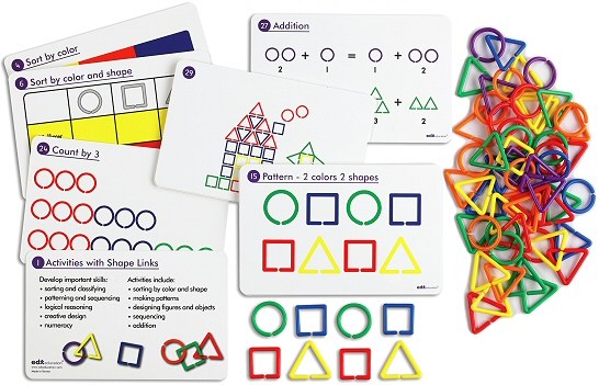 Geo-Links Activity Set (360 Links & 20 Work Cards)