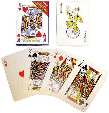 Giant Playing Cards 17cm x 12cm
