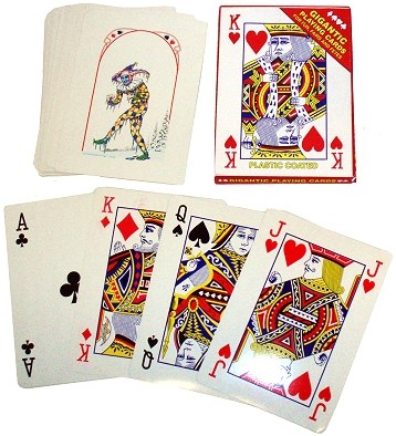 Gigantic Playing Cards 28cm x 20.5cm (A4)