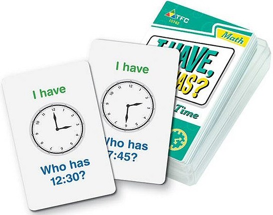 I Have, Who Has? Cards Time (Set 36)