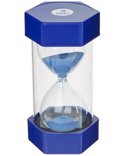 Large Sand Timer 5 Minute 16cm