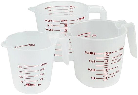 Measuring Jugs With Handles (Set 3)