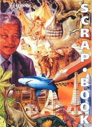Large Scrap Book 13" x 9.5" 24 Page Multi-Coloured