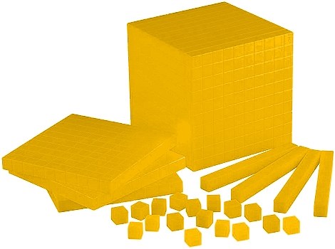 Non-Linking Base Ten Set Yellow (Set 121)