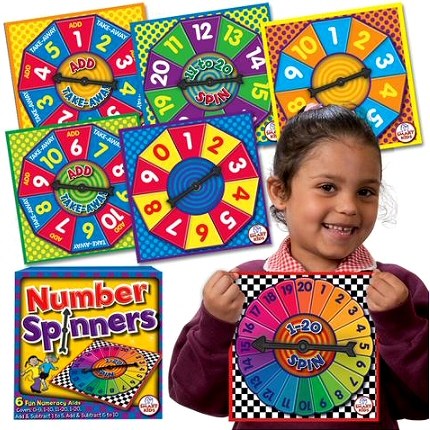 6 Number Spinners